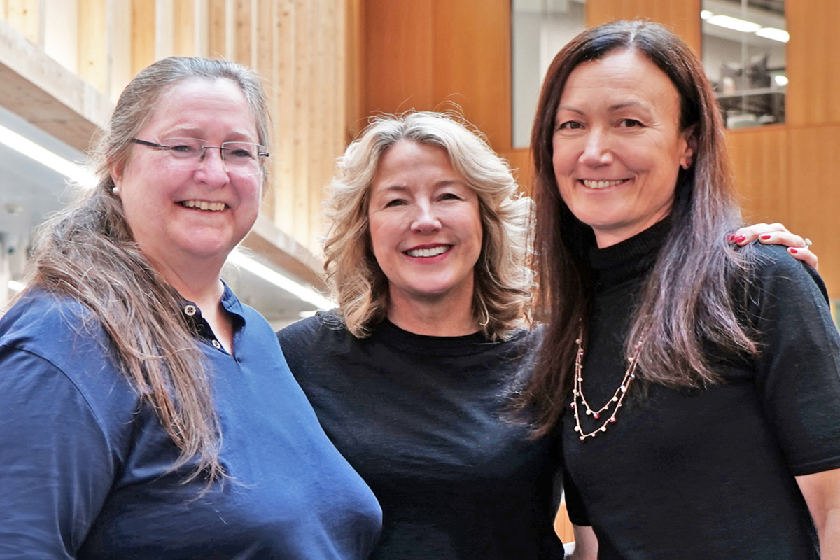 Helen Picton, Helen Parris and Virginia Pensabene